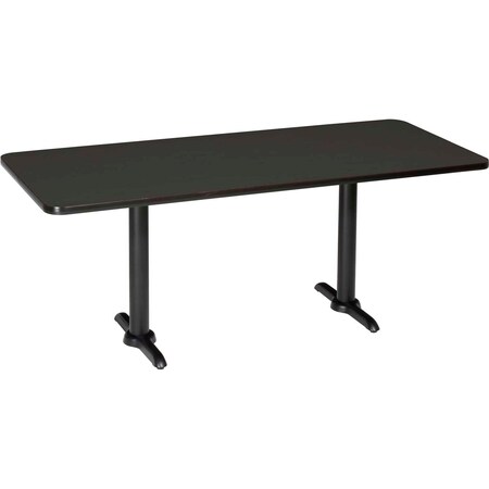 Interion By Global Industrial Bar Table, 36 in W, 72 in L, 42 in H 695848BK